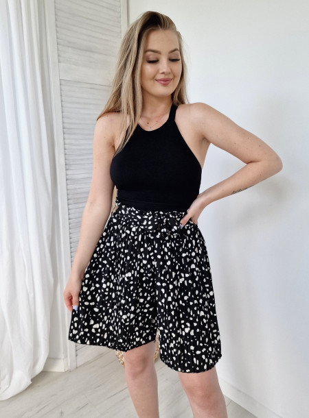 Szorty plisy 1282 czarne