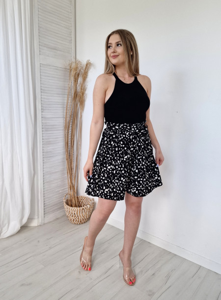 Szorty plisy 1282 czarne