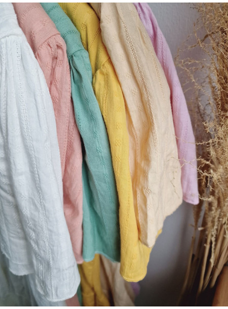 Embroidered dress 8933 beige 2