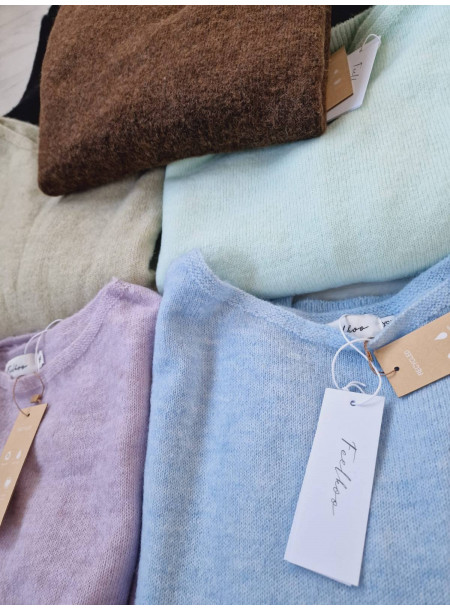 Sweter z dodatkiem wełny 9960
