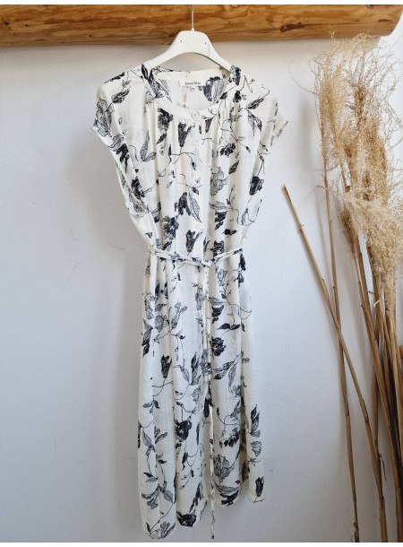 Shirt dress 113122 cream 2