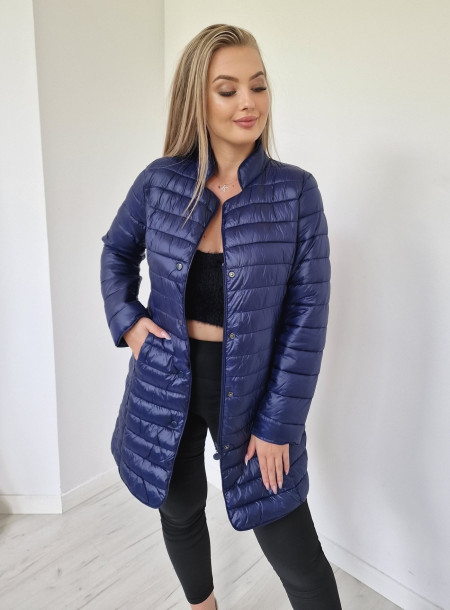 Pikowany płaszcz przejściówka 20072