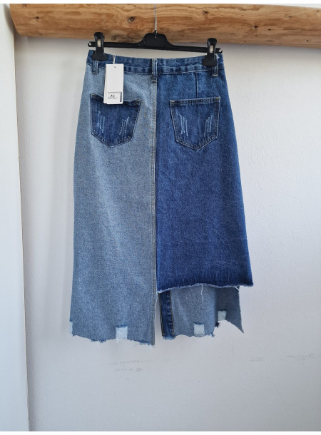 Spódnica jeans J1958 niebieska 2