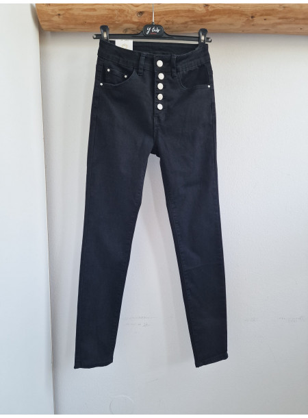 Klasyczne spodnie jeans 3057 czarne 2