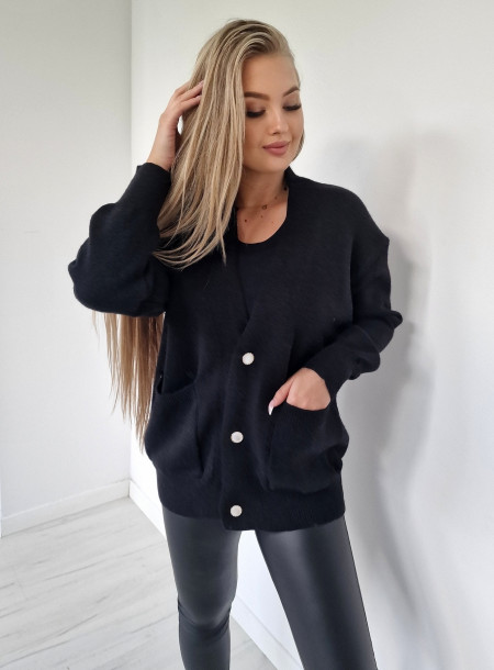 Sweter oversize OP11 czarny