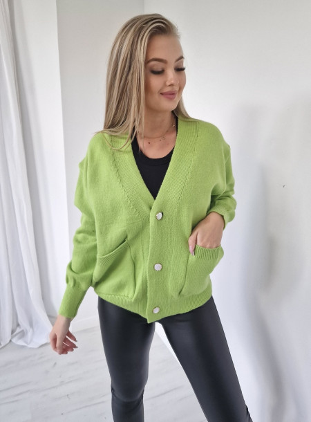 Sweter oversize OP11 zielony