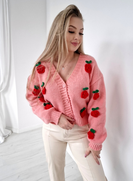 Sweter kwiaty 3D 3471
