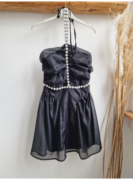 Elegant dress 8853 black 2
