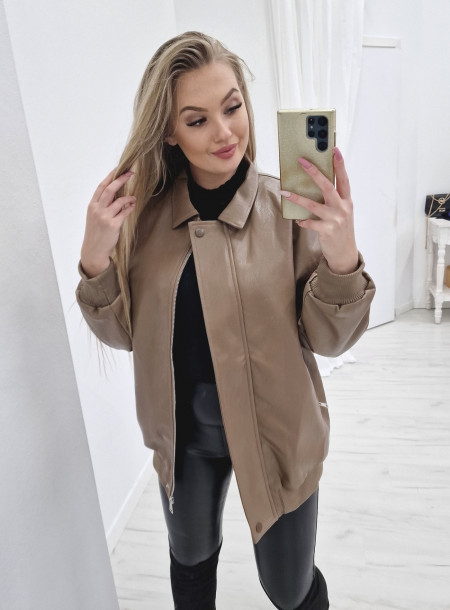 Ocieplana bomberka MC368 beżowa