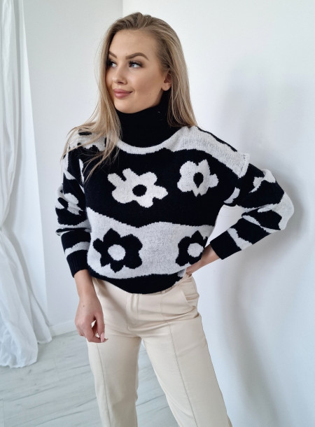 Sweter golf z wełną 2290