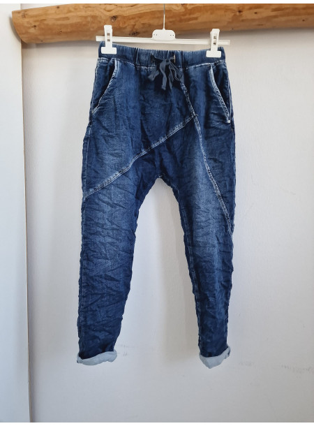 Spodnie jeans 7158 niebieskie 2