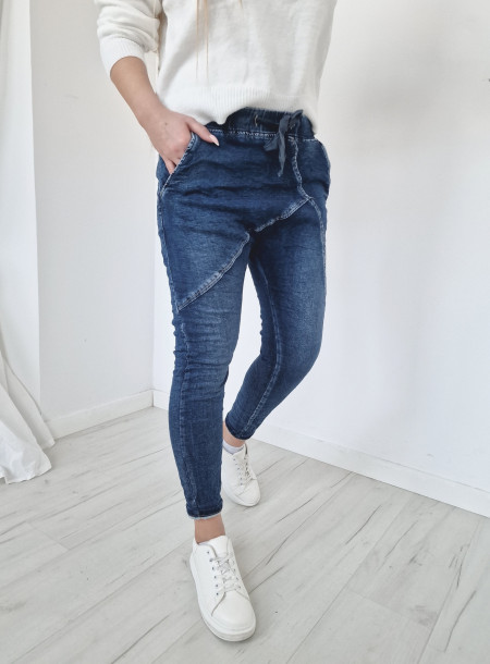 Spodnie jeans 7158 niebieskie