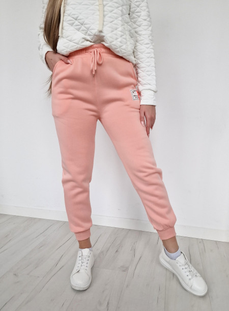 Spodnie dresowe YP-1122 różowe