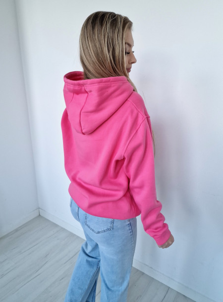 Basic bluza kangur FA05 różowa