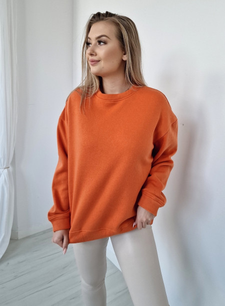 Basic bluza FA06 pomarańczowa