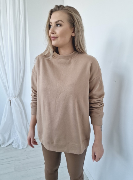 Basic bluza FA06 beżowa
