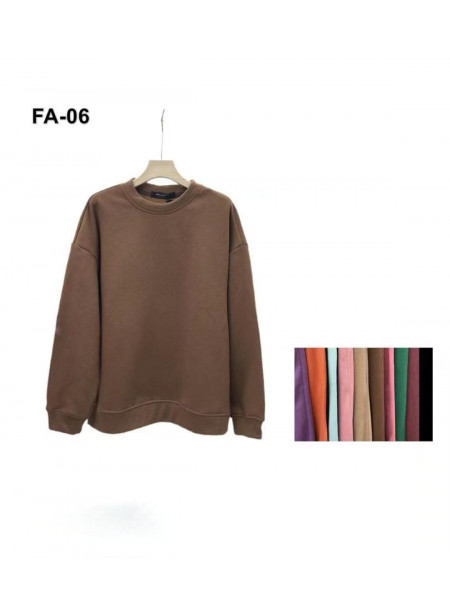 Basic bluza FA06 pudrowa 2