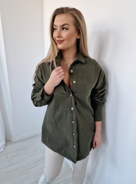 Koszula jeans J0548 khaki