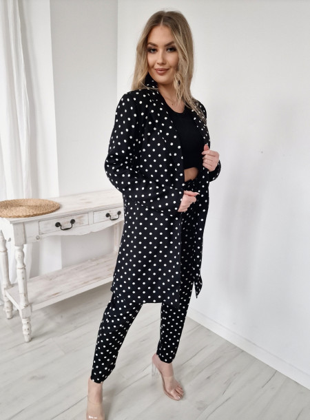 Elegancki komplet 13184 czarny