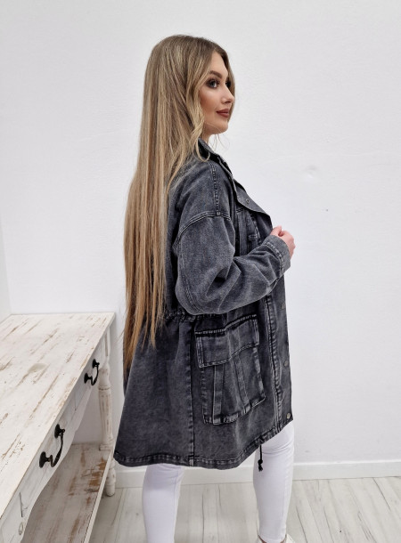 Parka jeans J0465 czarna