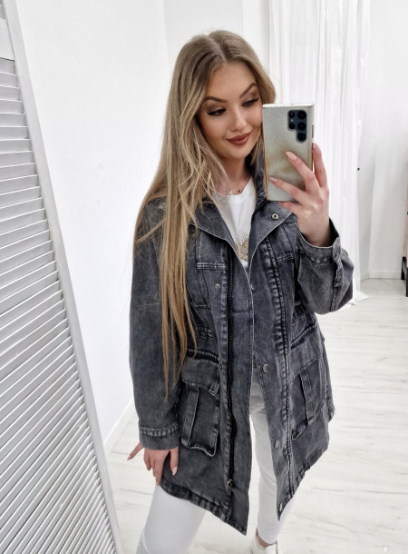 Parka jeans J0465 czarna