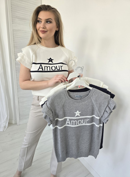 Wiskozowa bluzka AMOUR 3895