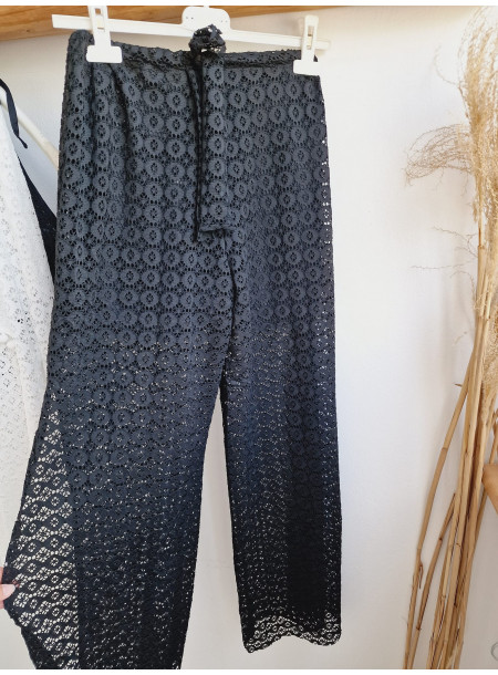 Koronkowy komplet 936 biały