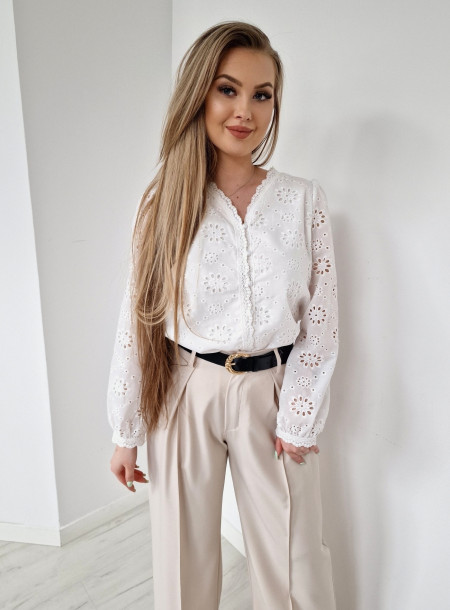 Koszula haft 2881 biała