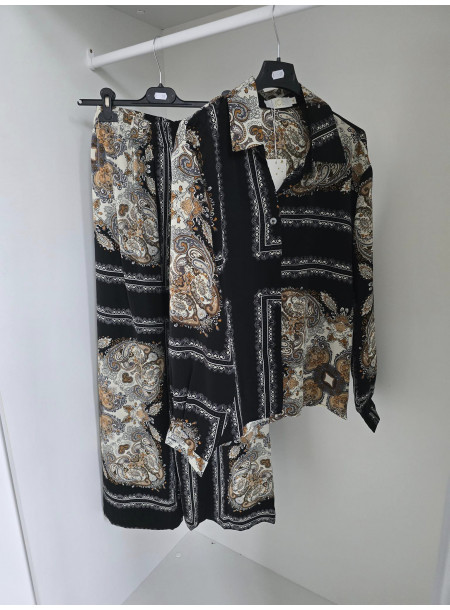 Elegancka koszula 13164 czarny