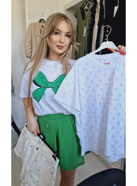 Bawełniany T-shirt 4770 biała