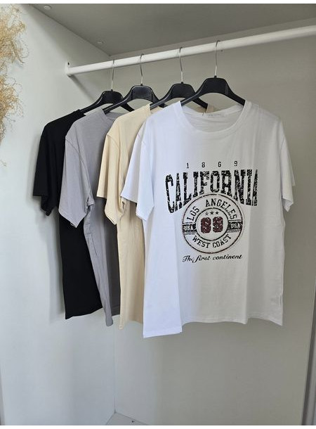 T-shirt California S256 szary