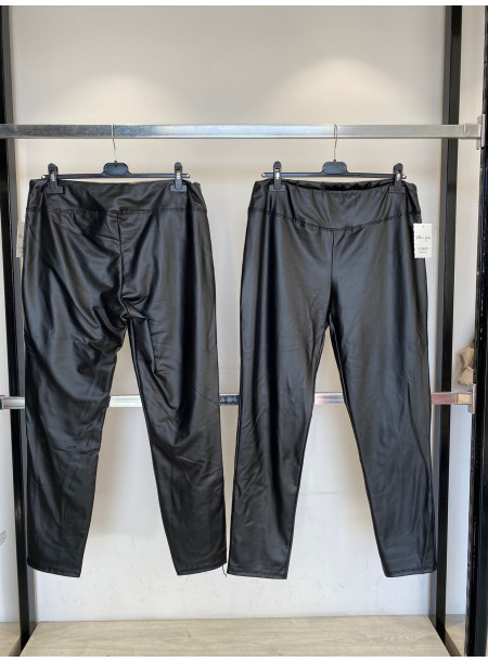 Legginsy skóra Size+ 2136 czarne