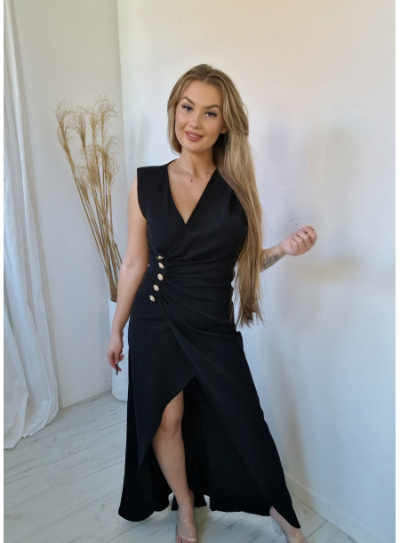 Elegancka sukienka B9176 czarna