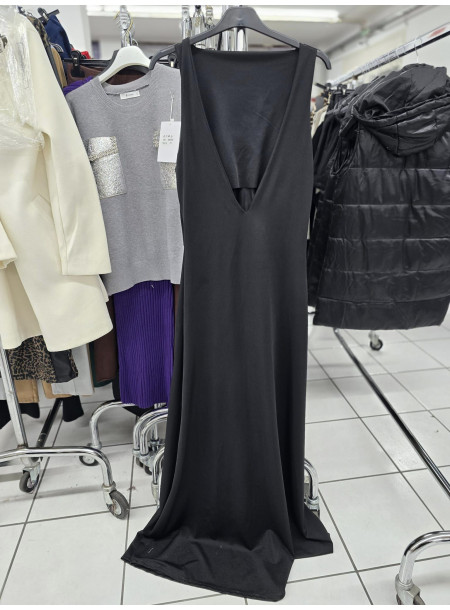 Sukienka elegante maxi 24788 czarna 2