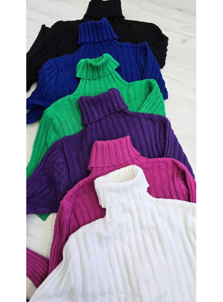 Sweter golf prążek 3780 2