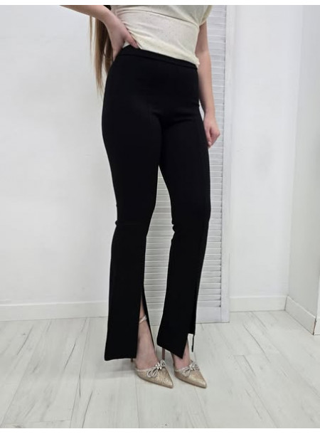Spodnie dzwony 8372 czarne