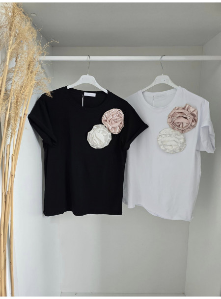 T-shirt 3D S266 biała 2