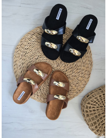 Klapki GOLD 2588
