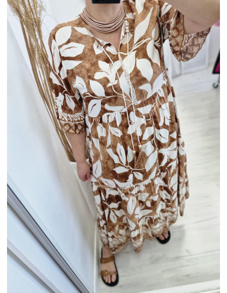Bawełniana sukienka maxi 072 2