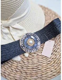 Pasek biżu P-28 czarne