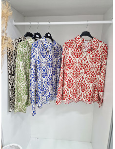 Wiskozowa koszula NATURAL 203