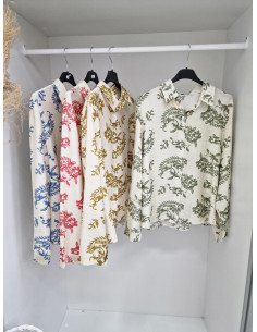 Wiskozowa koszula NATURAL 193