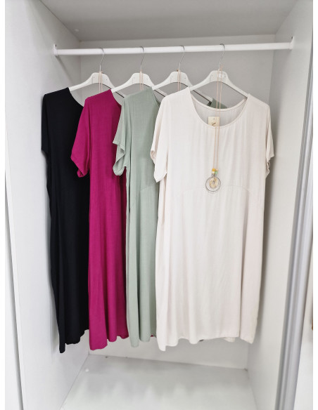 Sukienka wiskoza plus size 3653