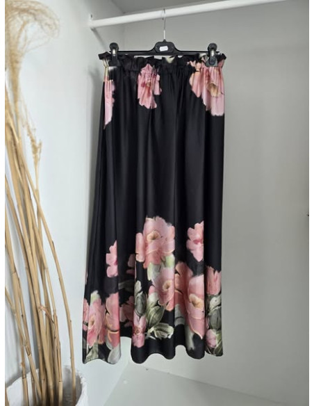 Spódnica maxi 3528 czarna