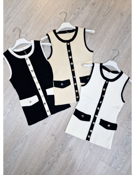 Wiskozowe prążki Chanelki K440 2