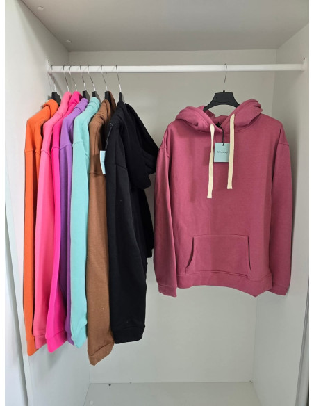 Basic bluza kangur FA05