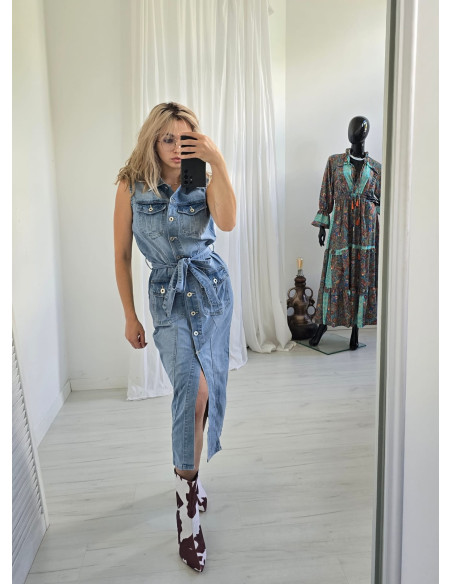 Sukienka jeans 60128 2