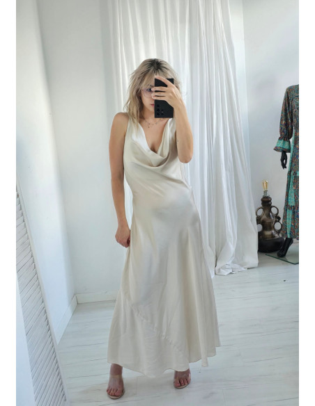 Satynowa sukienka 41667