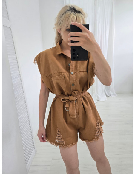 Kombinezon 9-y12 brązowy