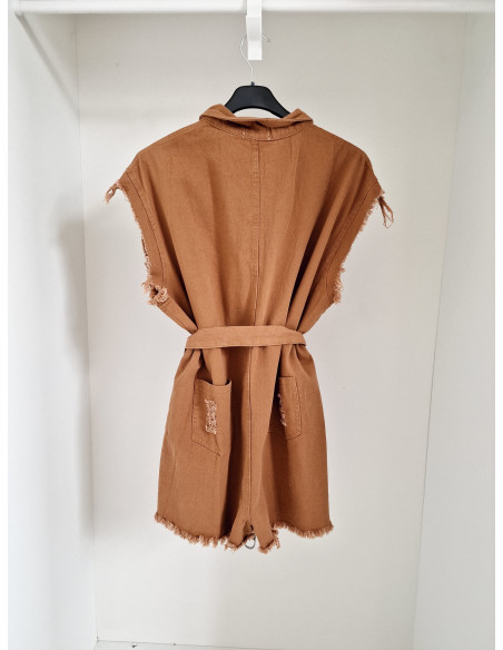 Kombinezon 9-y12 brązowy 2